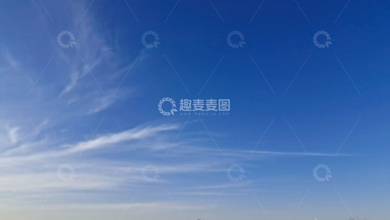 高清大图下载【趣麦麦图】蓝天白云景象