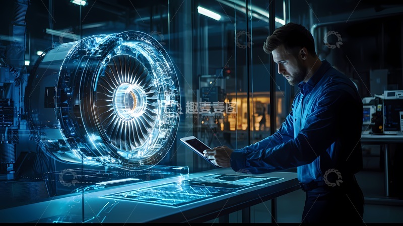 高清大图下载【趣麦麦图】未来科技发动机研究