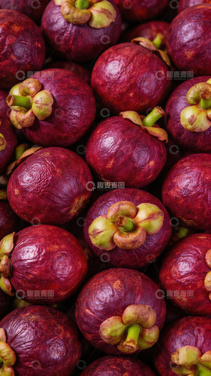 高清大图下载【趣麦麦图】新鲜山竹果特写摄影图片