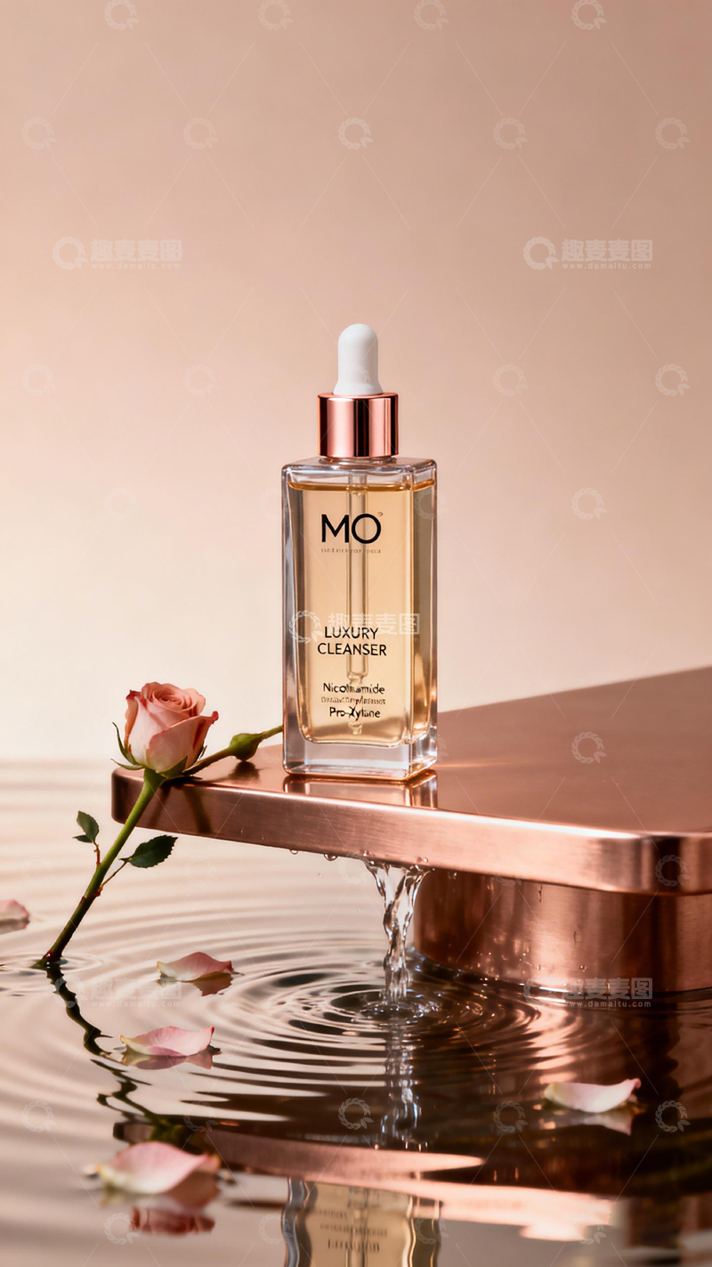 高清大图下载【趣麦麦图】奢华洁面乳产品摄影