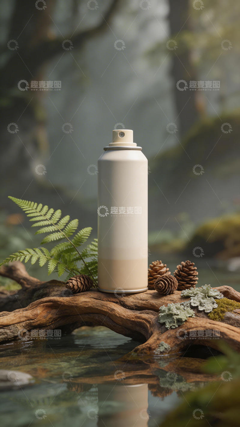 高清大图下载【趣麦麦图】自然风喷雾瓶户外摄影