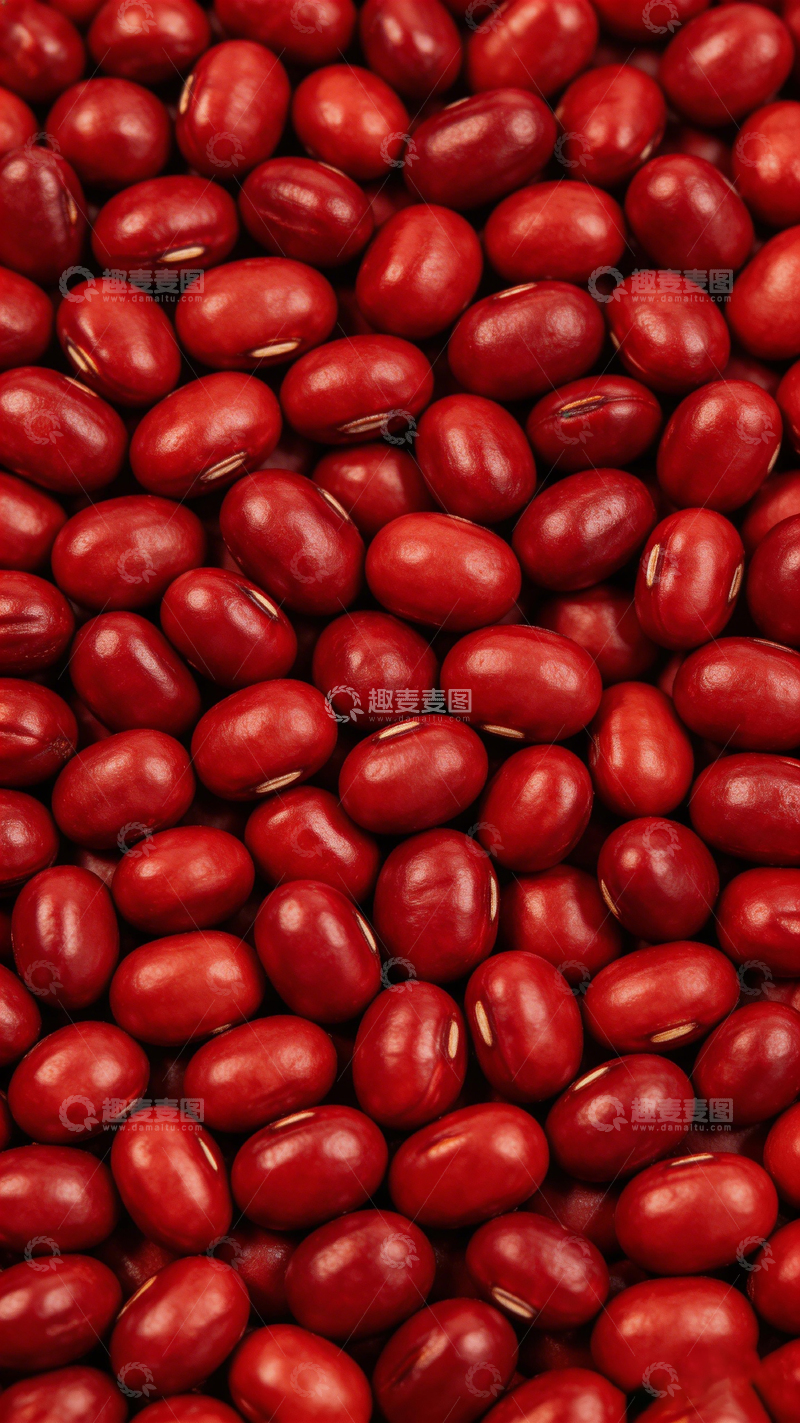 高清大图下载【趣麦麦图】红小豆特写食材摄影
