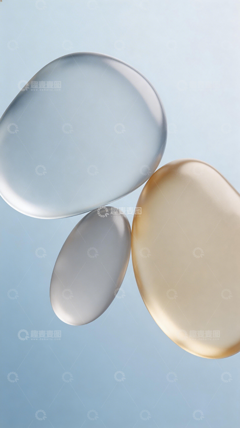 高清大图下载【趣麦麦图】简约风格椭圆形物体摄影