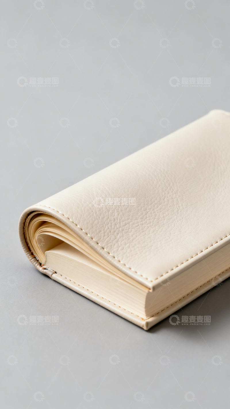 高清大图下载【趣麦麦图】简约皮质笔记本