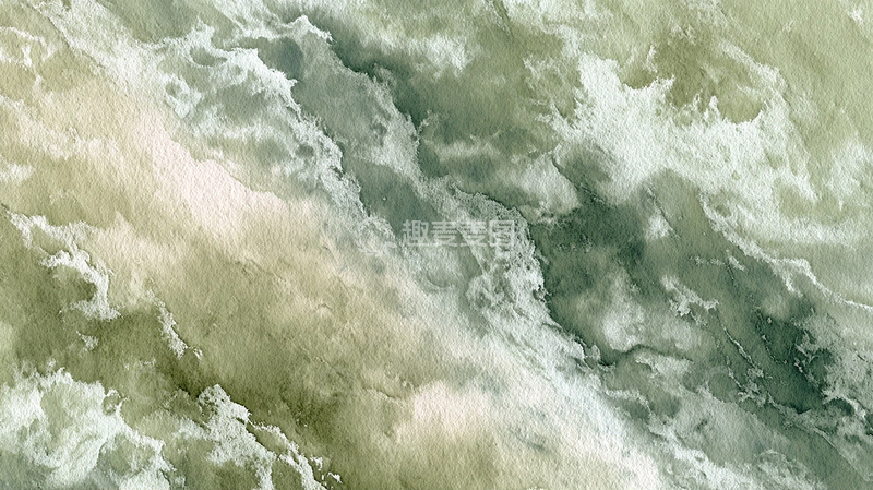 高清大图下载【趣麦麦图】绿意缭绕的云端梦境