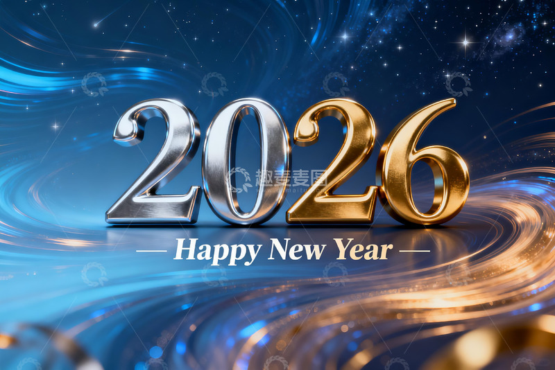 高清大图下载【趣麦麦图】2026新年贺图