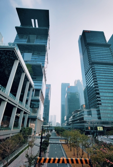 现代都市高楼街景