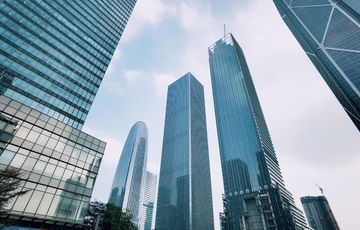 现代都市高楼风光