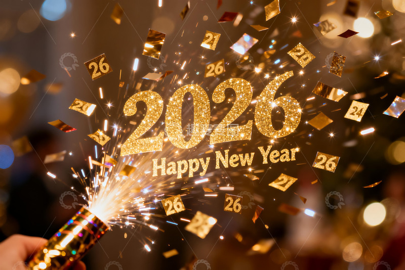 高清大图下载【趣麦麦图】2026新年庆祝场景