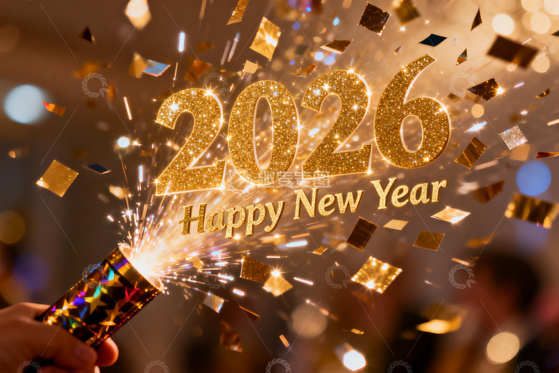 高清大图下载【趣麦麦图】2026新年庆祝场景