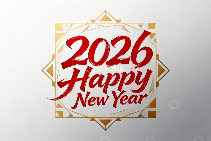 高清大图下载【趣麦麦图】2026新年贺词设计图