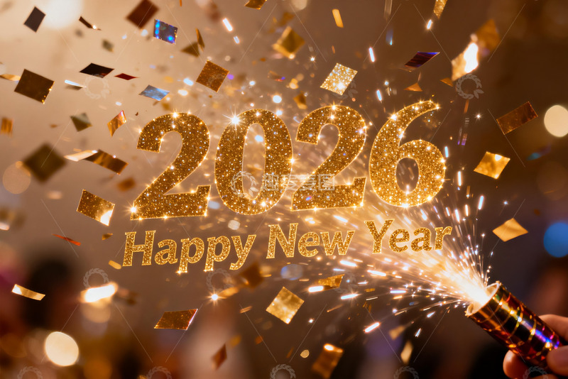 高清大图下载【趣麦麦图】2026新年庆祝场景