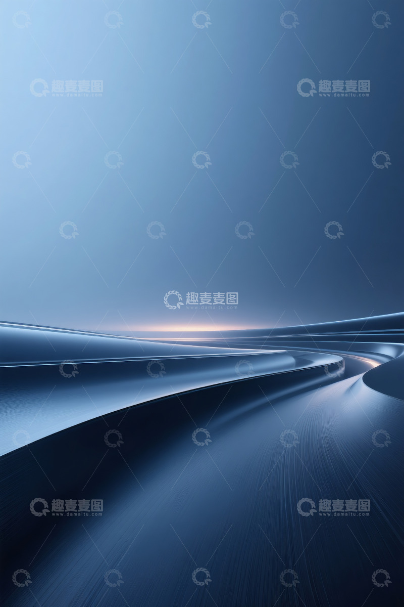 高清大图下载【趣麦麦图】深蓝色金属科技感背景2