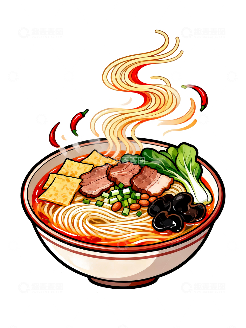 源文件下载【趣麦麦图】漫画风格螺蛳粉3