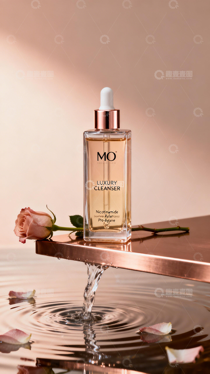 高清大图下载【趣麦麦图】奢华清洁剂摄影素材