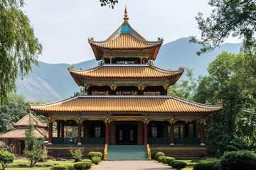 古老的塔楼角楼建筑风景