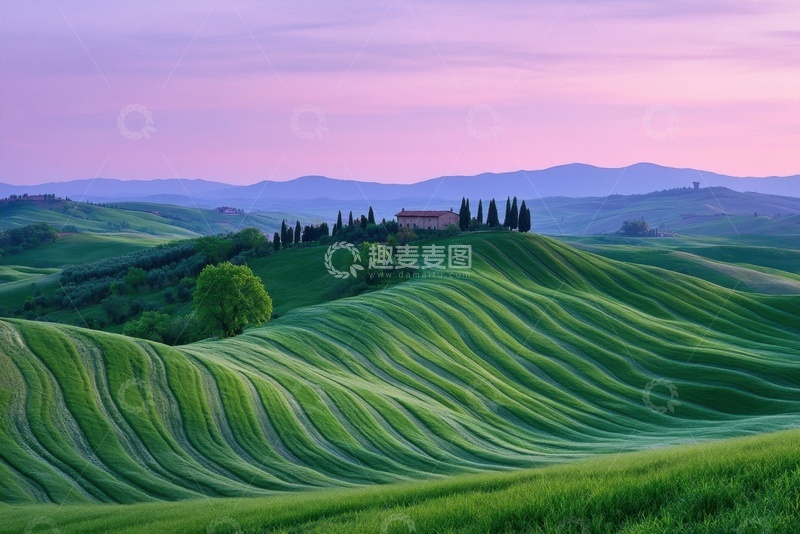 高清大图下载【趣麦麦图】起伏的山丘山坡自然美景