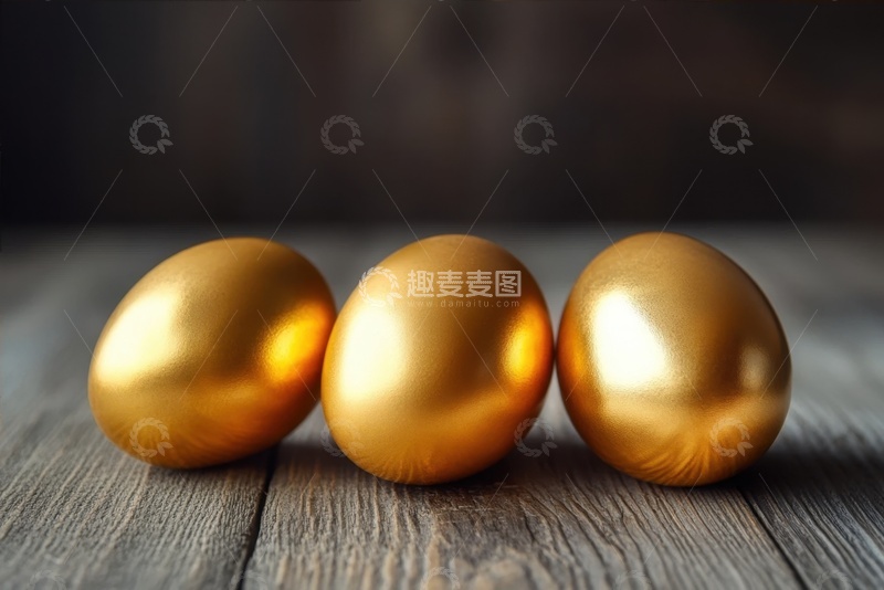 高清大图下载【趣麦麦图】三颗金蛋特写摄影