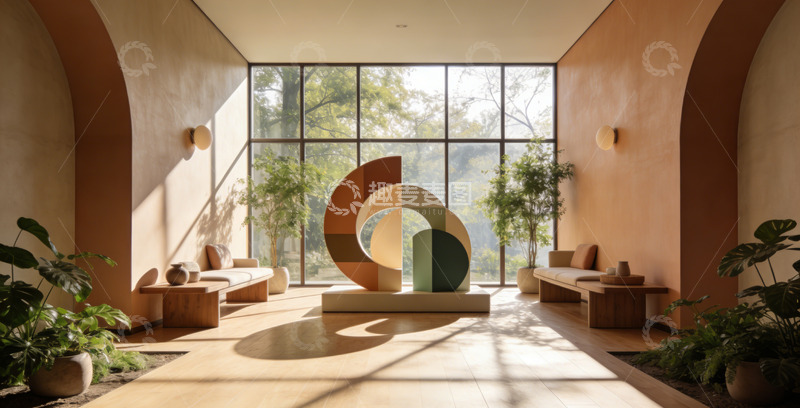 高清大图下载【趣麦麦图】现代风室内设计艺术空间