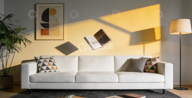 高清大图下载【趣麦麦图】简约客厅装修设计效果图