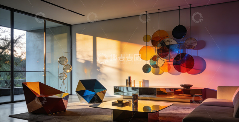 高清大图下载【趣麦麦图】现代家居设计艺术装饰客厅