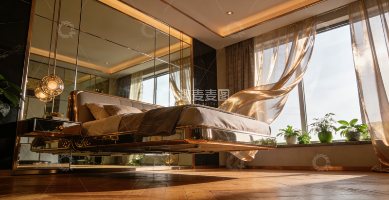 高清大图下载【趣麦麦图】奢华现代卧室设计图片