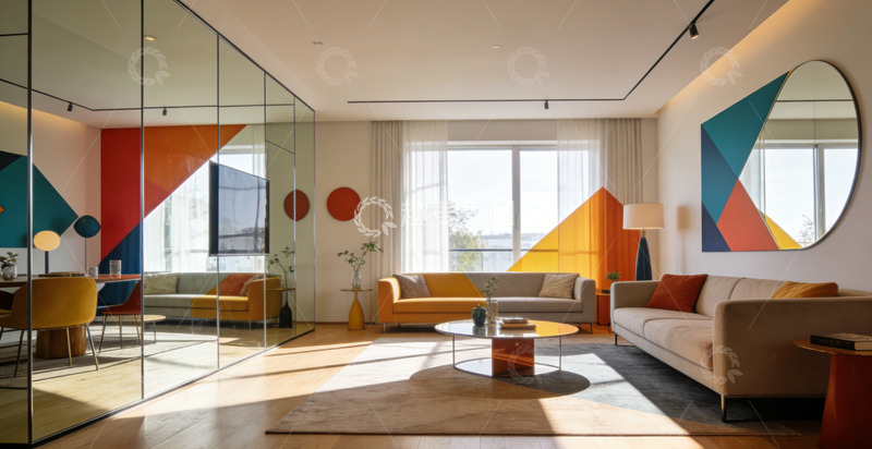 高清大图下载【趣麦麦图】现代家居色彩装饰设计