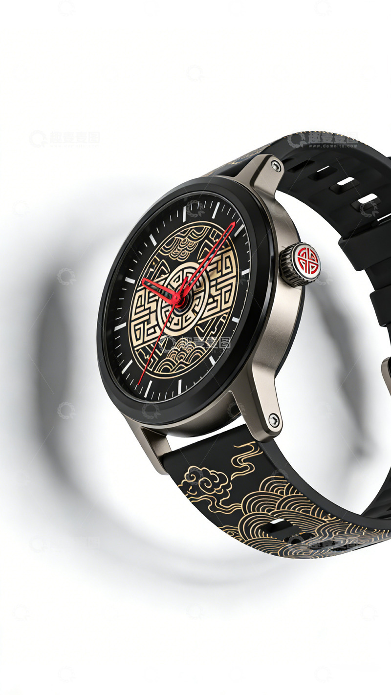 高清大图下载【趣麦麦图】东方风格手表设计