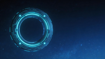 科幻未来感科技光圈背景