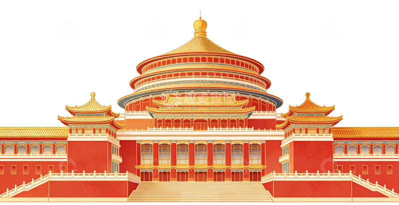 高清大图下载【趣麦麦图】中国古典建筑宫殿模型