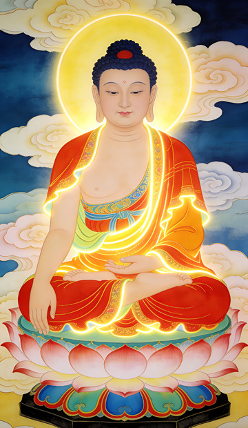 佛像绘画佛教艺术素材装饰画