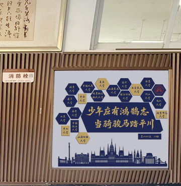 励志标语海报校园文化装饰