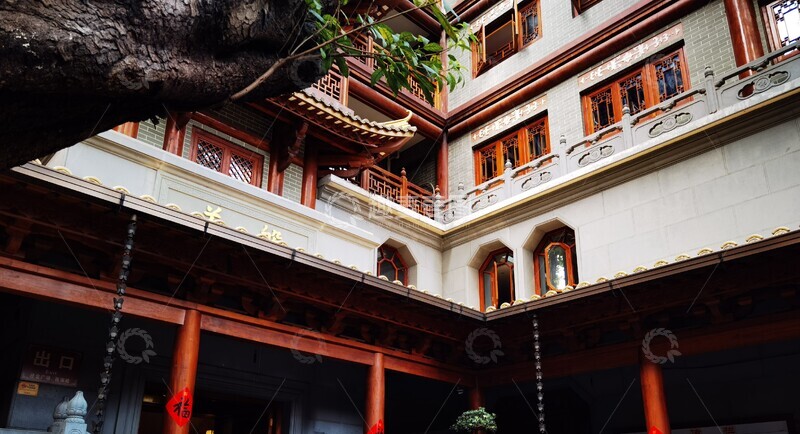 高清大图下载【趣麦麦图】古典建筑庭院风光