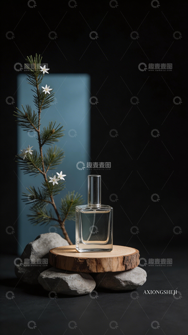 高清大图下载【趣麦麦图】简约清新香水静物摄影