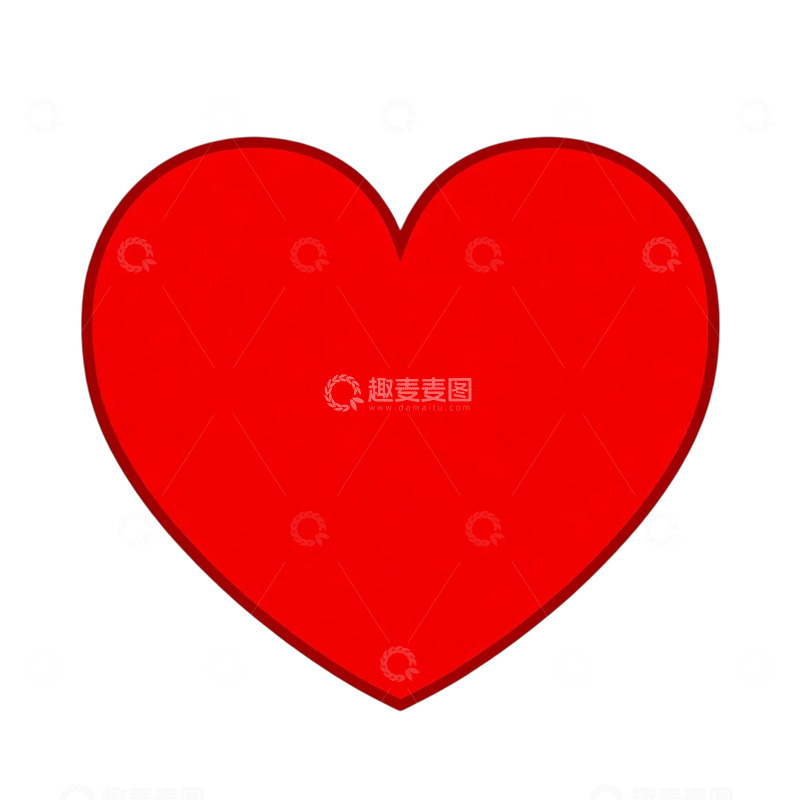 高清大图下载【趣麦麦图】心跳的节奏在红色心海中荡漾