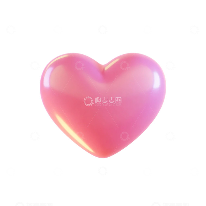 高清大图下载【趣麦麦图】粉色心形光影梦幻之门