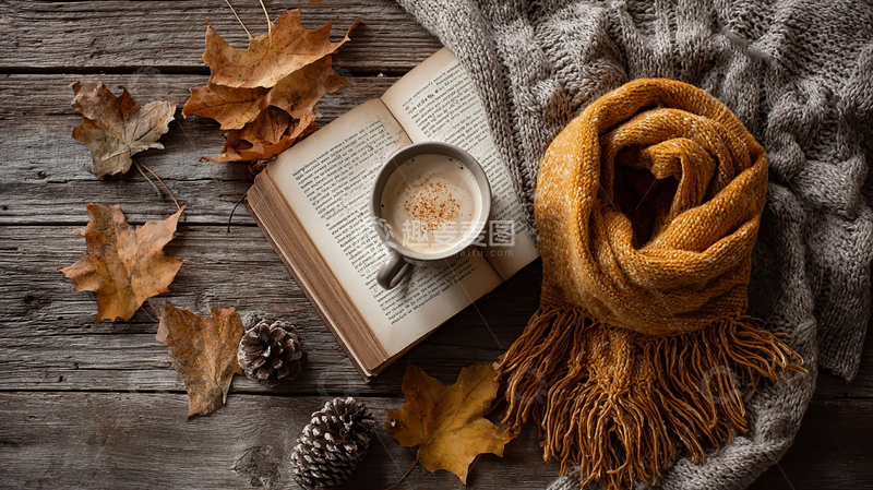 高清大图下载【趣麦麦图】秋夜静谧中的温暖时光