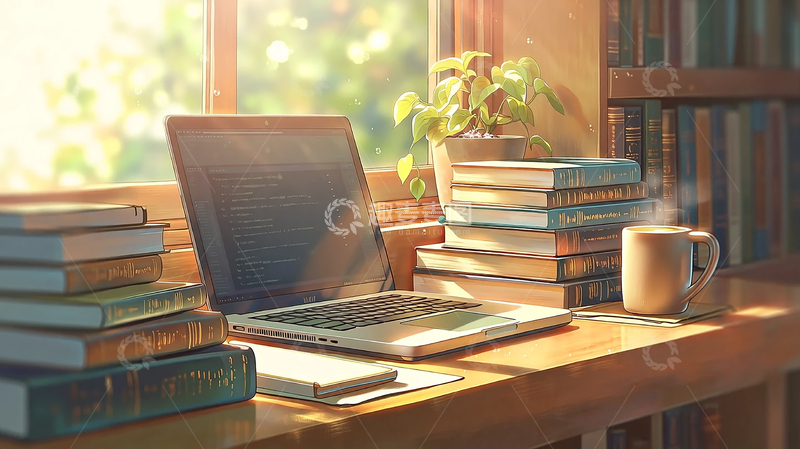 高清大图下载【趣麦麦图】书页间的秋天故事