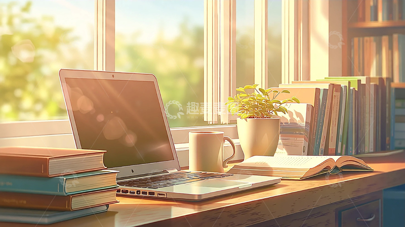 高清大图下载【趣麦麦图】秋日书香与温暖时光的邂逅
