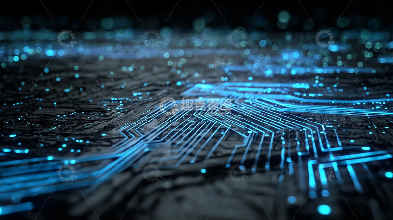 高清大图下载【趣麦麦图】数字光辉下的未来世界