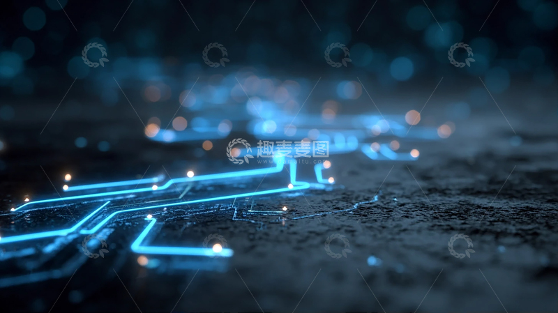 高清大图下载【趣麦麦图】未来科技光影奇观