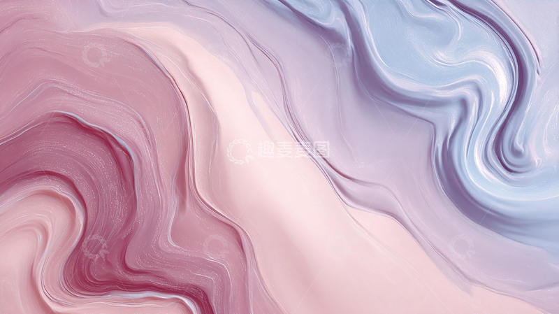 高清大图下载【趣麦麦图】梦幻交织的彩色漩涡