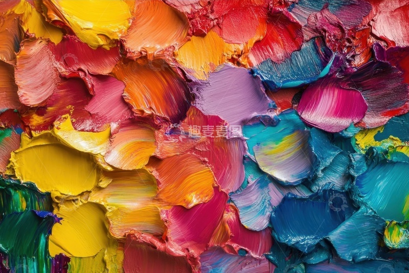 高清大图下载【趣麦麦图】堆叠的颜料涂料