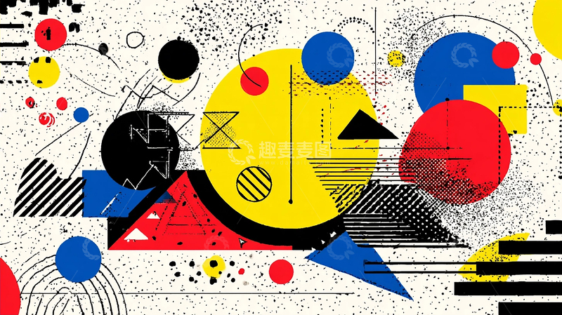 高清大图下载【趣麦麦图】色彩交响的抽象艺术奇观