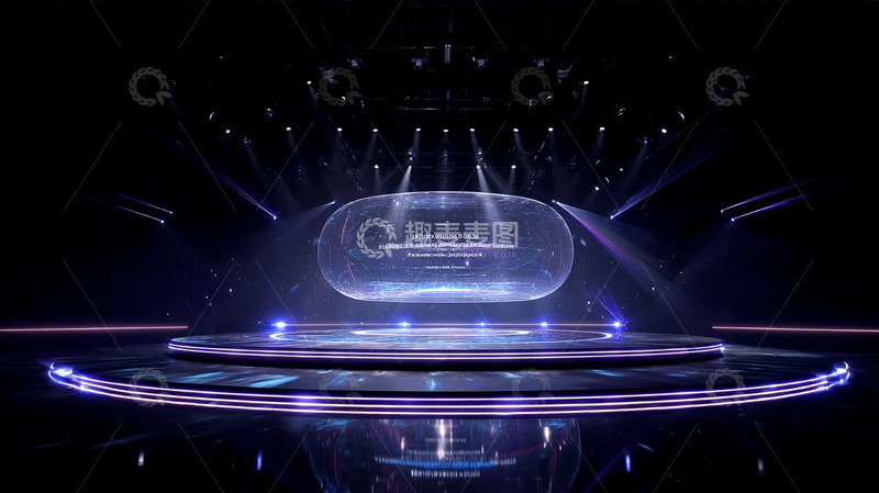 高清大图下载【趣麦麦图】星际舞台的未来之光