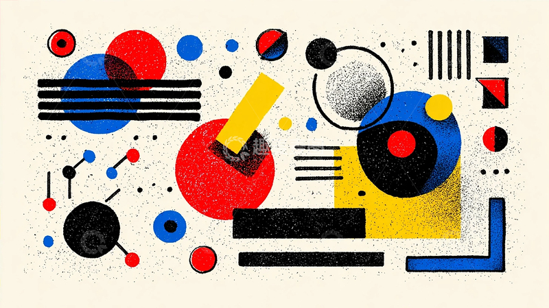 高清大图下载【趣麦麦图】色彩碰撞下的静谧宇宙