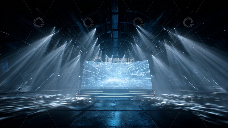 高清大图下载【趣麦麦图】科技幻境中的光影盛宴