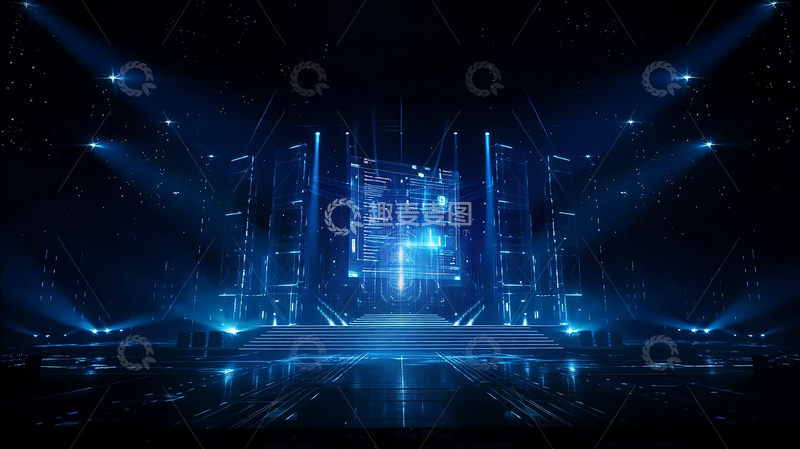 高清大图下载【趣麦麦图】星际科技奇点的光影盛宴