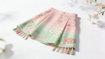 文创产品古典中国风汉服短裤