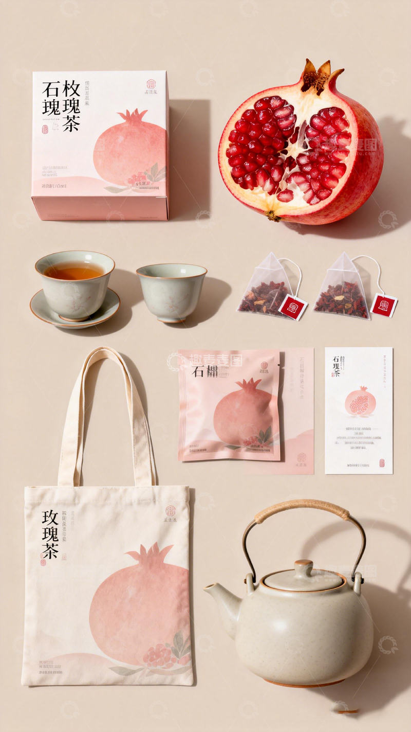 高清大图下载【趣麦麦图】石榴茶主题摄影素材